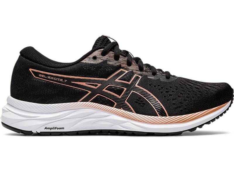 Sapatilhas Running Asics GEL-EXCITE 7 Mulher Pretas, 8259A043.362